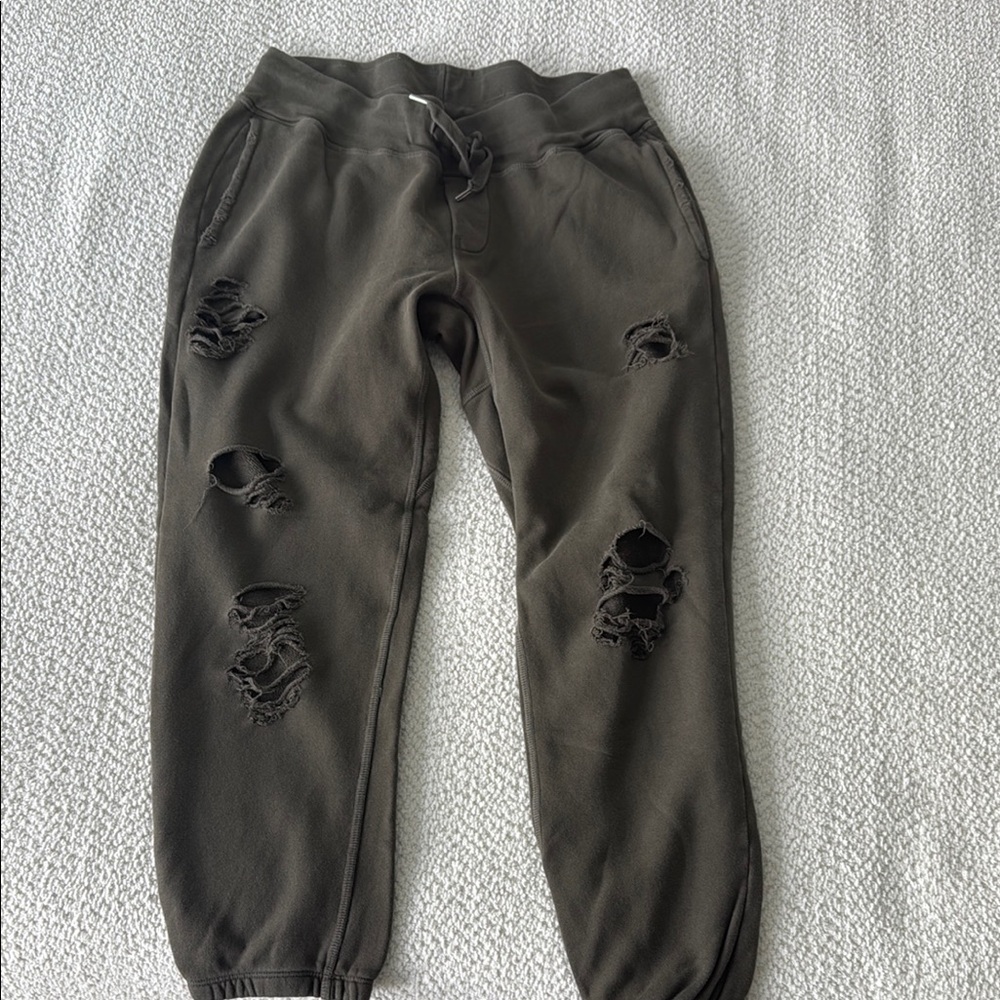 NSF saydee  Distressed slouchy Jogger Pants size large